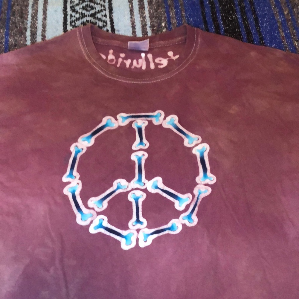 Telluride Colorado Peace Tie Dye Tee Shirt